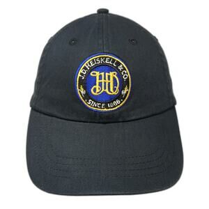 KC CAPS Baseball Cap Black One Size J.D. Heiskell & Co Cotton Slideback Hat